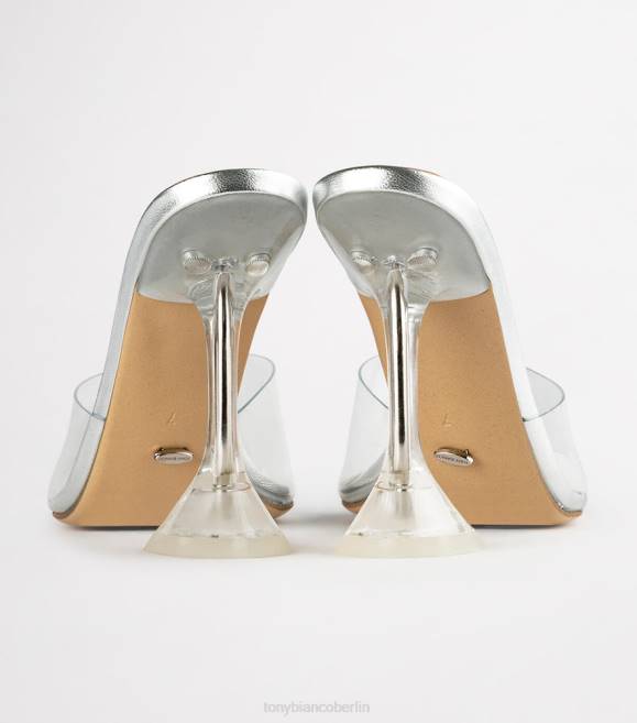Stöckelschuhe| de Tony Bianco Frauen Serri-Absätze klares Vinylit/Silber 462493